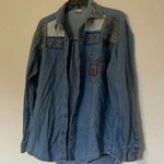 Cherokee vintage embroidered patchwork denim Jean jacket Photo 1