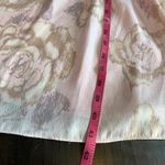 Sundance Pink Silk Floral Midi Dress Size 6 Lace Empire Waist Romantic Party Photo 10