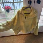 FP Movement by Free People Light Yellow Sherpa Pullover Size M Photo 1