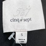 Cinq A' Sept Joan Black Sequins Top Women's Size S Long Sleeve Mock Neck Concert Photo 8