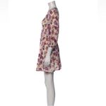 IRO NEW Paris galary silk blend floral print fit and flare dress, French 38 Photo 4