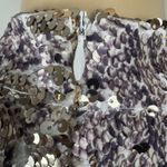 Fab'rik Bodycon Sequins Snakeskin Mini Dress Sz S Cocktail Party Club Sexy Date Purple Photo 8