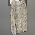 Ann Taylor Rayon Floral Striped Semi-Transparent Fashion Scarf- OS Photo 6