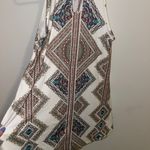 Blu Pepper White Patterned Mock Neck Sundress Photo 5