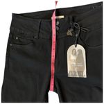 Kendall + Kylie  black kompact waist mid-rise skinny jeans size 11/12 Photo 4