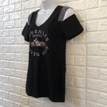 Laughlin River Run motorcycle riding biker tee Tshirt women’s size L‎ Black Size L Photo 4