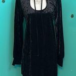 Everly faux velvet mini dress Photo 0
