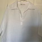 ZARA  Linen Short- sleeve Shirt size XS Photo 3