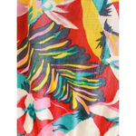 Goa Beachwear By Japna Wrap Tropical Ruffled Skirt and Top Beachwear Womens Set Red Size L Photo 4