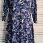 Snowflake Dress, Medium Blue Photo 0