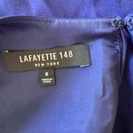 Lafayette 148 New York - Navy Blue Wool Blend Sheath Dress Sz 6 Photo 7