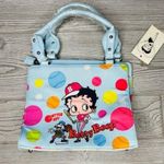 Betty Boop Vintage 2004  batter up baseball themed purse handbag , bag damage diy Photo 8