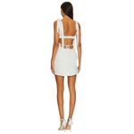For Love & Lemons  Zahra Mini Dress in White Medium New Womens Party Photo 3