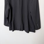 Universal Standard [] Black Rio Wool Blend Blazer Jacket Work Office 14 16 Small Photo 8