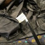 Vintage Kayser Nylon Lace Camisole size 36 Black Flower Geo Print 80s Size M Photo 7