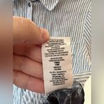 Free People Women’s Striped Long Sleeve Button Down Shirt Size S.P. Small Petite Photo 6