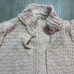 Free People  Pink Teddy Jacket‎ with Cozy Knit Material FLAW Photo 2