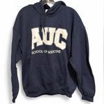 Gildan American University Of The Caribbean School of Medicine Navy Blue Hoodie Photo 0