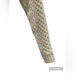 ZARA Cream Turtleneck Cable Knit Arm Sweater M-L Photo 4