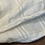 ZARA  Floral Embroidered Mini Dress Women's Size Small Neutral Cotton Lightweight Photo 13