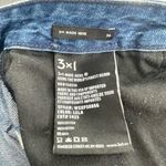 3x1  NYC Women's Blue Celine Frayed Distressed Denim A-line Mini Skirt Size 26 Photo 7