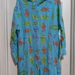 Fresh Produce  Fish Print Swim Coverup Large Photo 0