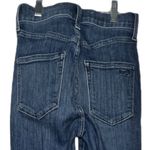 AYR Women’s The Riser Jeans Blue Neon Jupiter High Rise Skinny Medium Raw Hem 25 Photo 3