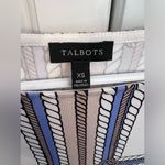 Talbots  XS top. 3/4 sleeve, nautical print. Work, office, resort wear, cruise. Photo 1
