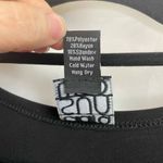 Clara Sun Woo Black Stretch Asymmetrical Tunic Top Size S Photo 4