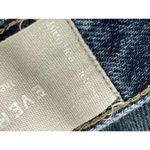 Everlane The Cheeky Jean Button Fly W29 Cropped Ripped Knee Medium Wash Photo 7