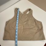 Free People FP Movement  Beige Tank Crop Top M/L Racerback Keyhole Athleisure Photo 8