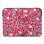 Marc Jacobs Paisley 13" Computer Case in Chili Pepper Multi Red NEW Photo 1
