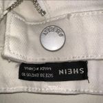 SheIn Basics White Skinny Jeans High Rise Size 30 Photo 1