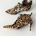 Veronica Beard $600  LEXI LEOPARD PRINT CALFHAIR BOOTIE POINTY‎ 9.5 (MD12) Photo 3