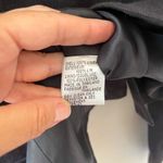 Talbots Sz 10 Irish Linen Black Mock Neck Button Down Blazer Shoulder Pads Photo 6