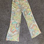 Jessica Simpson  boho paisley wide leg pants size S Photo 9