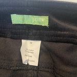 J. Crew‎ Womens Black Velvet Skirt Back Zip Lined Size 12 Preppy Minimal Pencil Photo 5