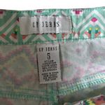CP Jeans  Juniors Mint Green Aztec Print Shorts - Size 5 Photo 3