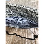 Vince Camuto  Leather Fold-Over Convertible Clutch Bag w/chain Strap Mob Wife Photo 3