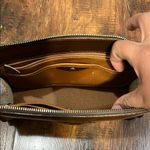 Dooney & Bourke  Tan and Brown Leather Crossbody Bag Photo 9