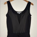 Trina Turk Black Jumpsuit Zipper Front Sporty Classic Tank Preppy Minimalist Photo 6