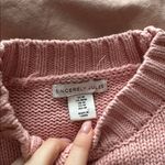Sincerely Jules Pink Crew Neck Sweater with White Bow Medium Photo 2