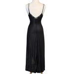 Vintage Nightgown Black Lace Slip Dress Negligee USA XS S Small Photo 3