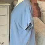 Gap  Cotton Short Sleeve Women's Dusty Blue Top Photo 5