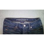 American Eagle Bermuda Shorts Women 4 Stretch Low Rise Cuffed Fringe Hem Y2K Photo 6