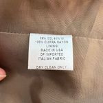 Nellie Partow tan sleeveless business professional sheath dress size 8 Photo 7