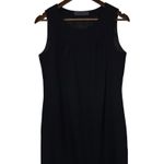 Etro Wool Silk Black Shift Dress Sleeveless size 44 / US Medium Photo 1