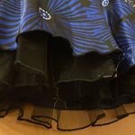 Speechless - Black Blue Formal Halter Neck Layered Tulle Knee Length Dress Size 3 Photo 4