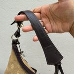 Brighton Croc Olive Green Shoulder Bag Purse Zipper Charm And Dust bag B‎ Brown Photo 10