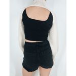 ZARA NWT Cream Turtleneck Sleeve Scarf Sweater Size Medium Photo 3